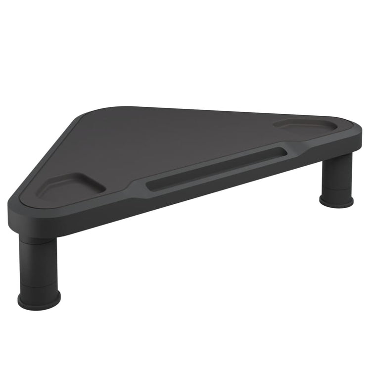 VidaXL support pour moniteur coin 49x28x10,5 cm noir