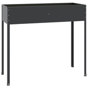 Vidaxl planter 100.5x40.5x90 cm couleur anthracite en acier galvanisé - afbeelding 2