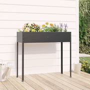 Vidaxl planter 100.5x40.5x90 cm couleur anthracite en acier galvanisé - afbeelding 1