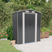 Vidaxl jardin hangar 192x108x223 cm anthracite en acier galvanisé -colore - afbeelding 1