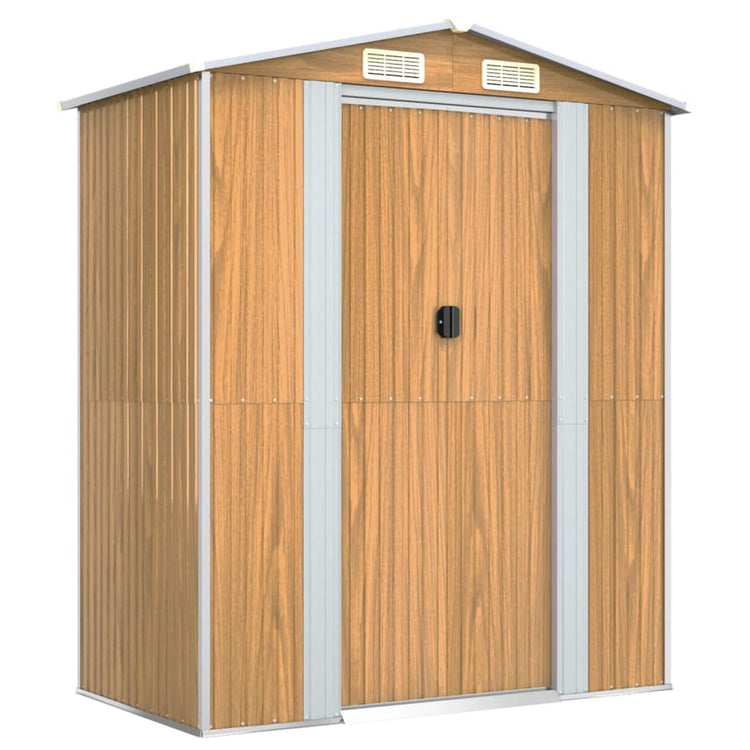 SHED JARDINE VIDAXL 192X108X223 CM GALVANISÉ ACI