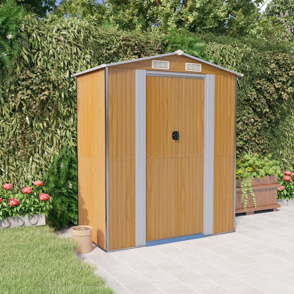 SHED JARDINE VIDAXL 192X108X223 CM GALVANISÉ ACI