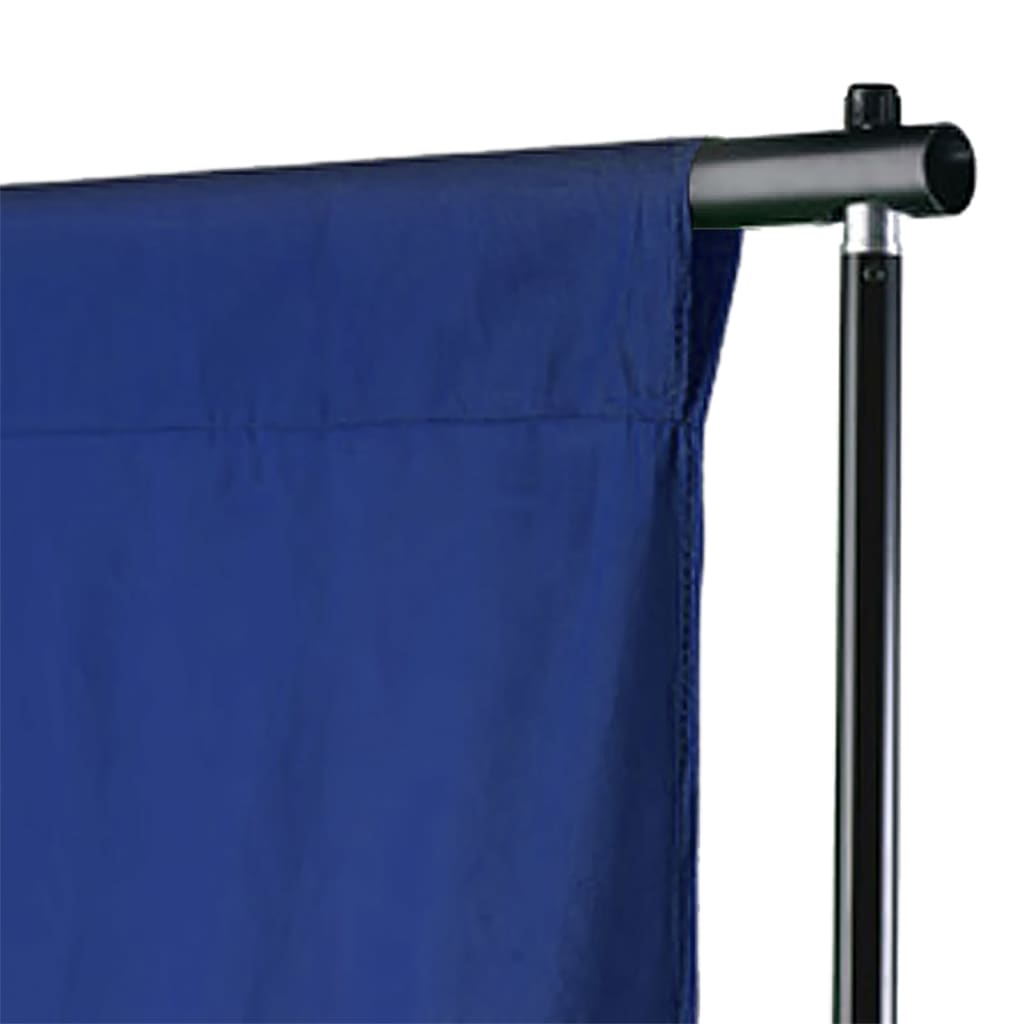 Contexte vidaxl sans chromakey standard 500x300 cm Coton bleu