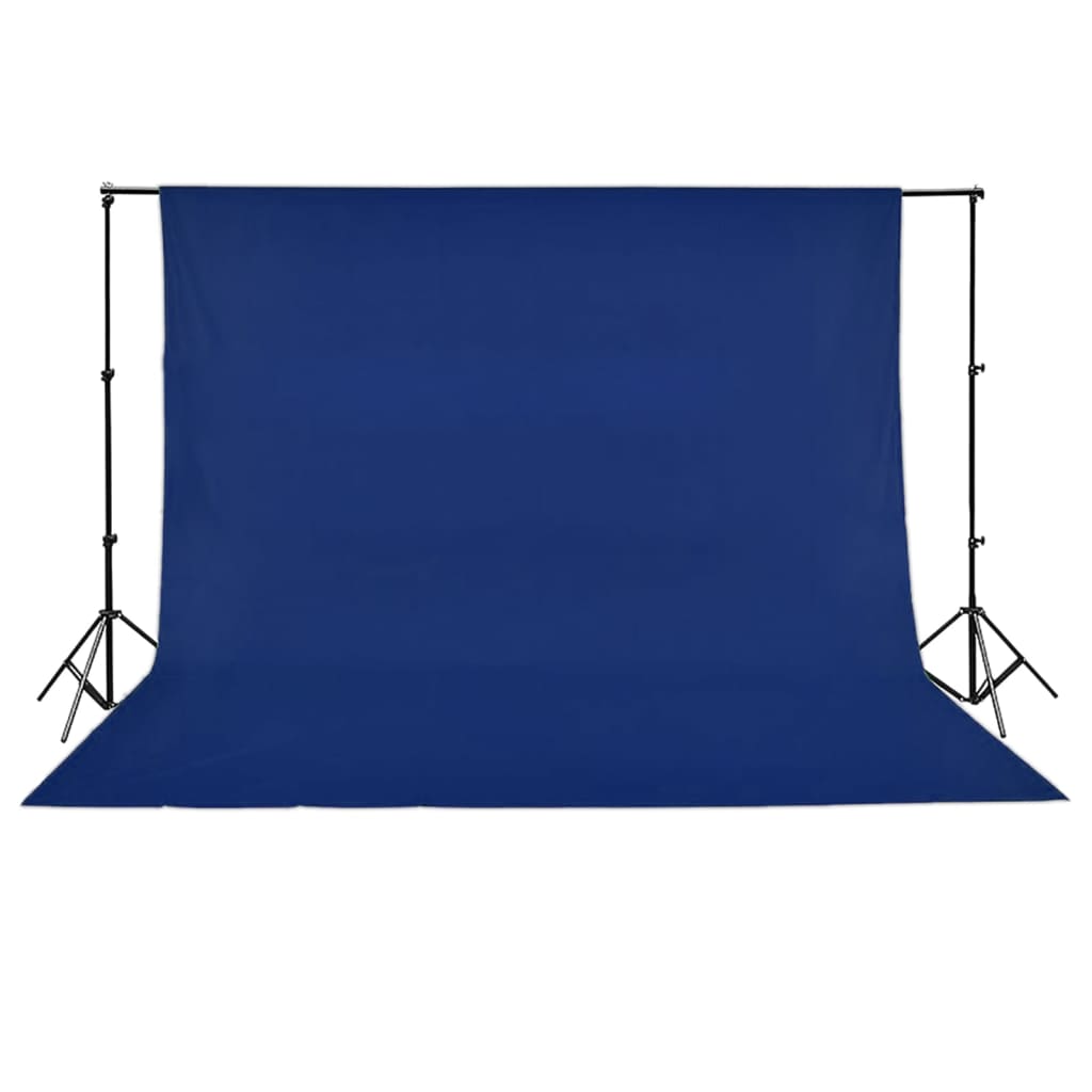 Contexte vidaxl sans chromakey standard 500x300 cm Coton bleu