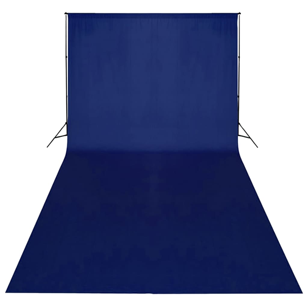 Arrière-plan vidaxl sans chromakey standard 600x300 cm Coton bleu
