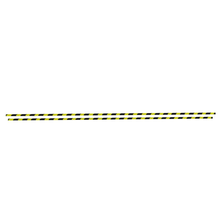 Vidaxl Corner Protecteurs 2 PCS 4x3x100 cm PU jaune et noir