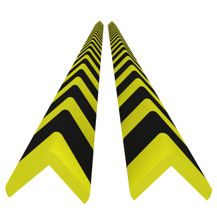 Vidaxl Corner Protecteurs 2 ST 4.5x4.5x104 cm PU jaune et noir