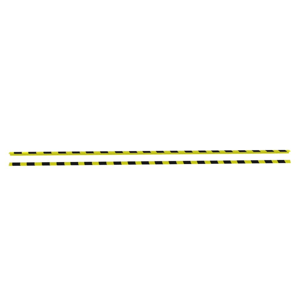 Vidaxl Corner Protecteurs 2 ST 4.5x4.5x104 cm PU jaune et noir