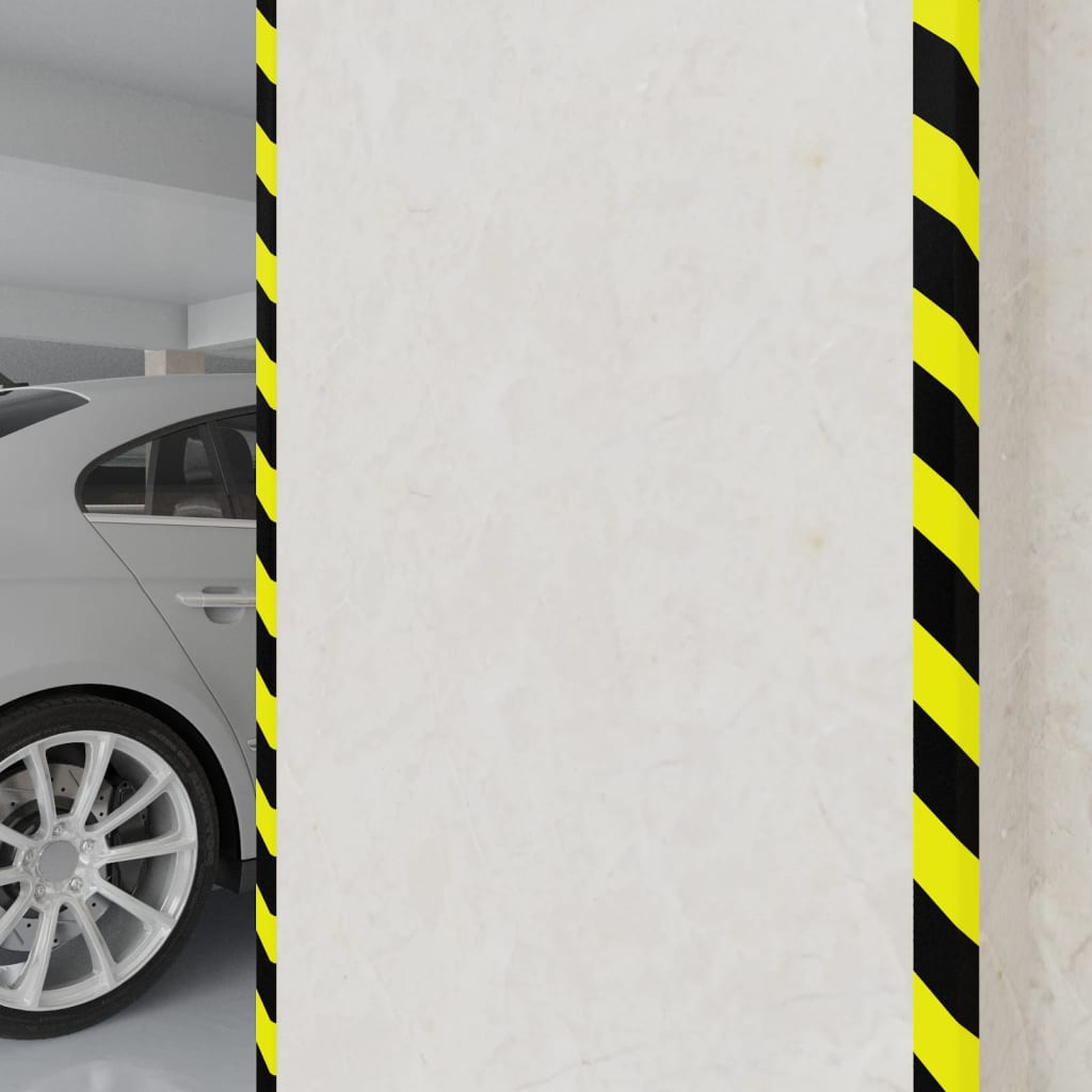 Vidaxl Corner Protecteurs 2 ST 4.5x4.5x104 cm PU jaune et noir
