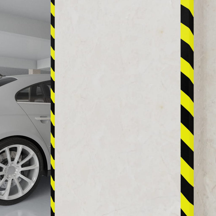 Vidaxl Corner Protecteurs 2 ST 4.5x4.5x104 cm PU jaune et noir