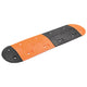 Bosse de vitesse vidaxl 129x32.5x4 jaune et noir en caoutchouc
