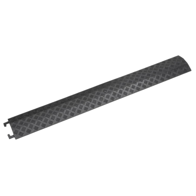 Seuil Protégeur des câbles Vidaxl 2 PCS 98,5 cm noir