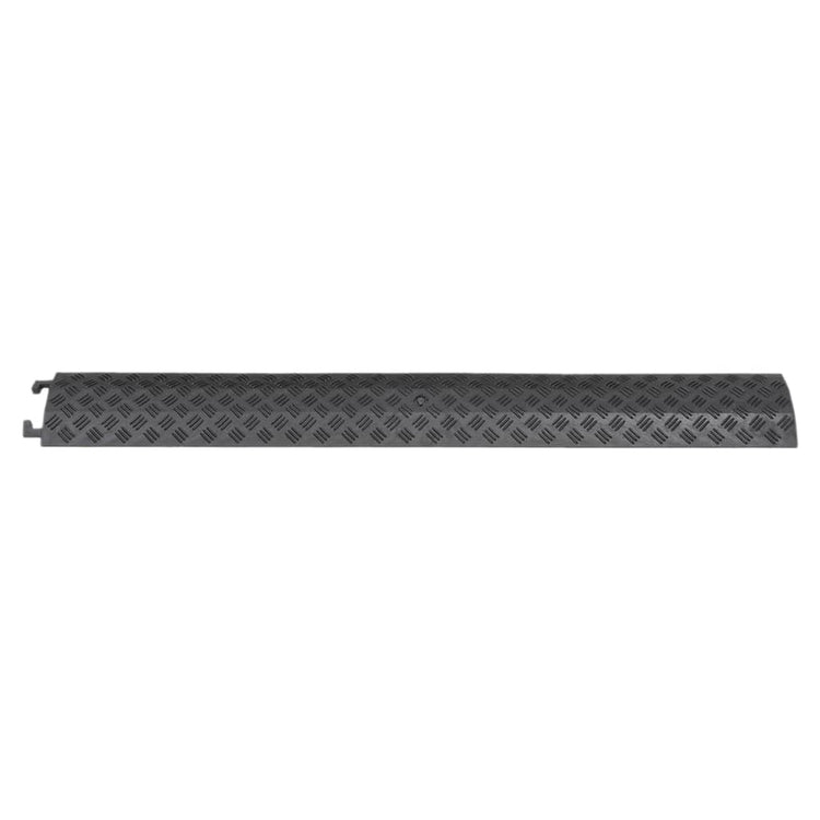 Seuil Protégeur des câbles Vidaxl 2 PCS 98,5 cm noir