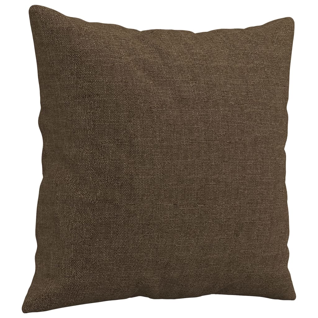 Vidaxl Coussins décoratifs 2 ST 40x40 cm Brown