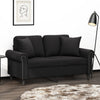 Vidaxl Coussins décoratifs 2 ST 40x40 cm Velvet noir