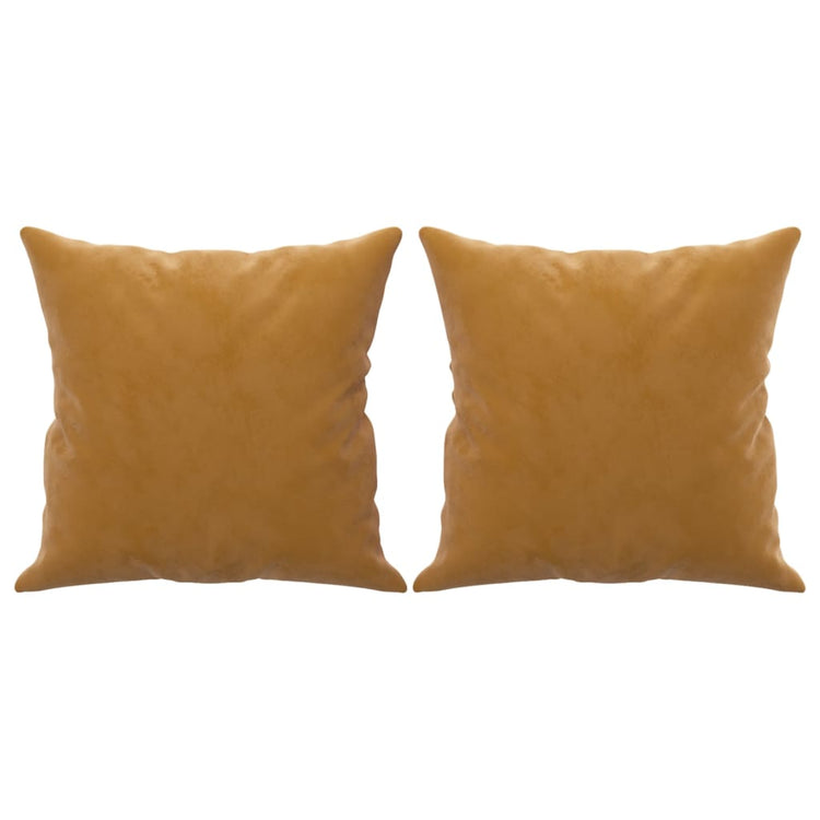 Vidaxl Coussins décoratifs 2 ST 40x40 cm Brown