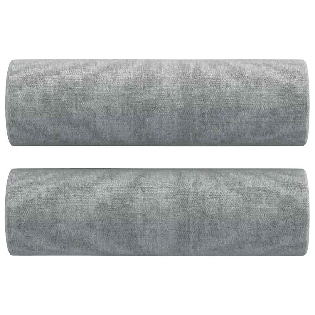 Vidaxl Coussins décoratifs 2 ST 15x50 cm Gris clair