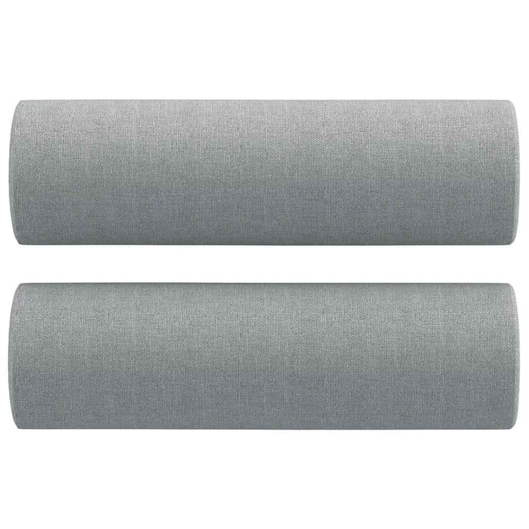 Vidaxl Coussins décoratifs 2 ST 15x50 cm Gris clair