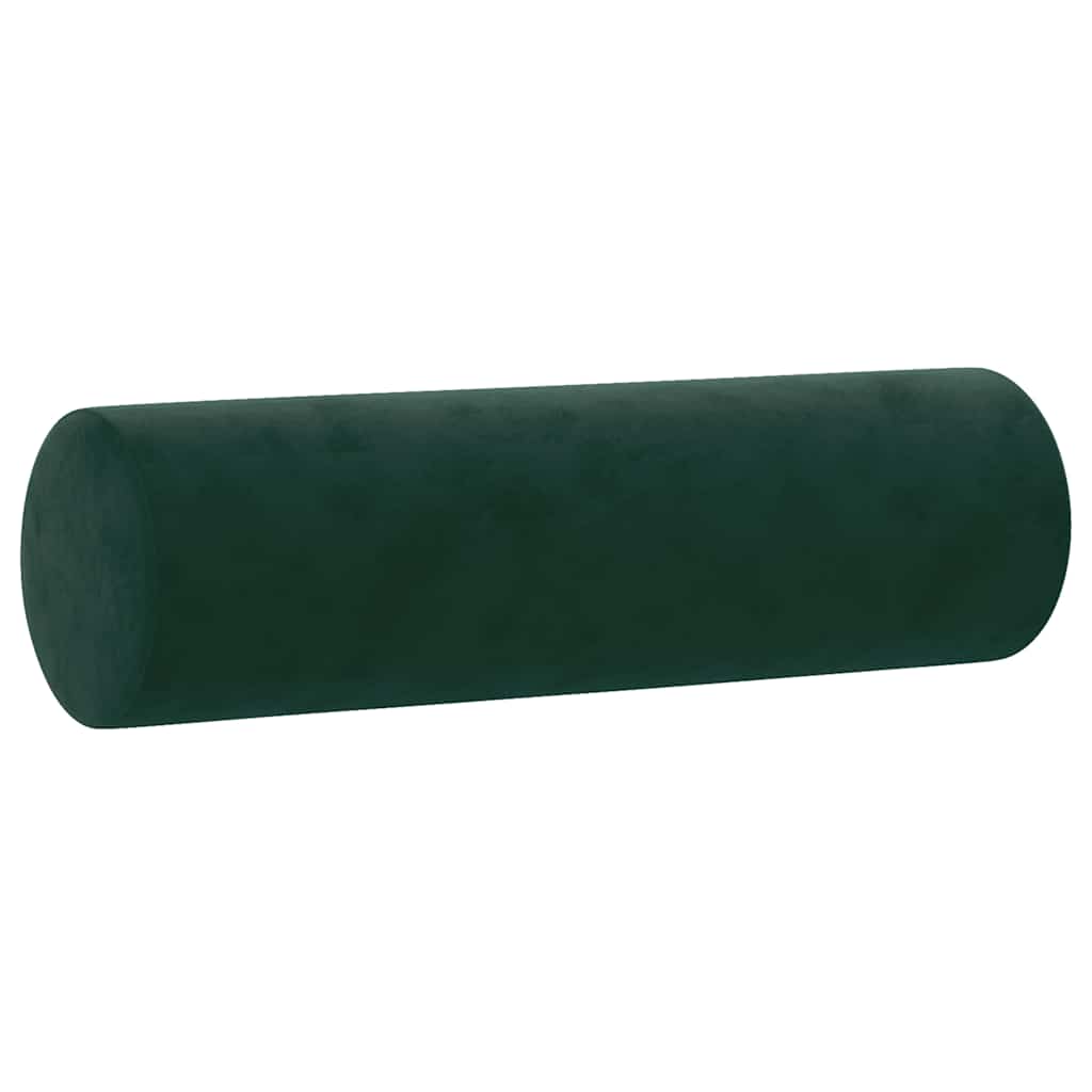 Vidaxl Coussins décoratifs 2 ST 15x50 cm Velvet vert foncé