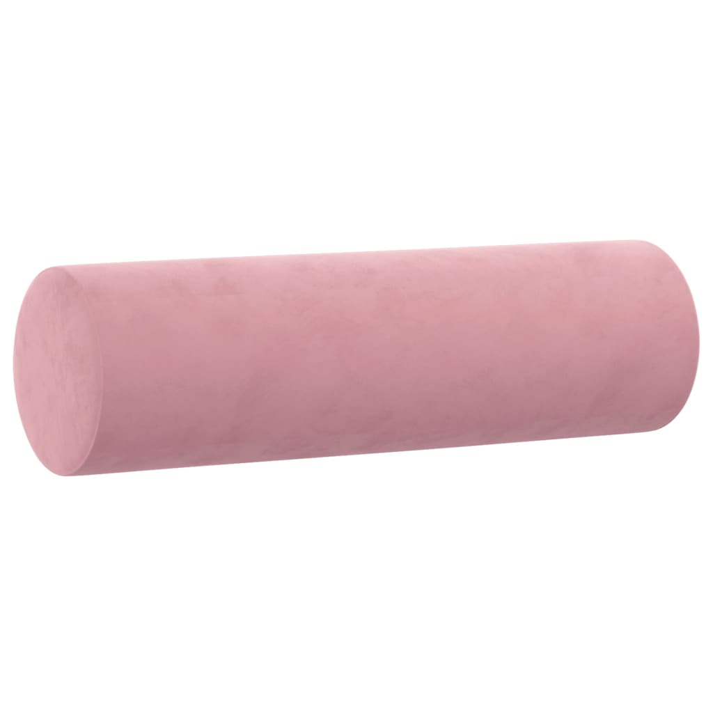 Vidaxl Coussins décoratifs 2 ST 15x50 cm en velours rose
