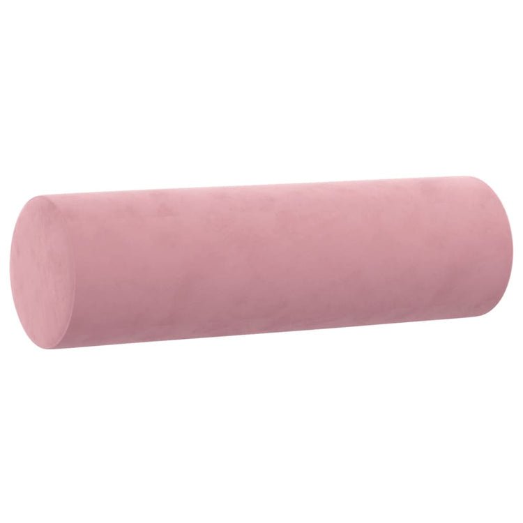 Vidaxl Coussins décoratifs 2 ST 15x50 cm en velours rose