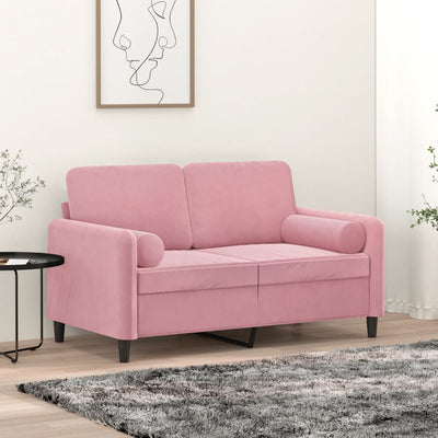 Vidaxl Coussins décoratifs 2 ST 15x50 cm en velours rose