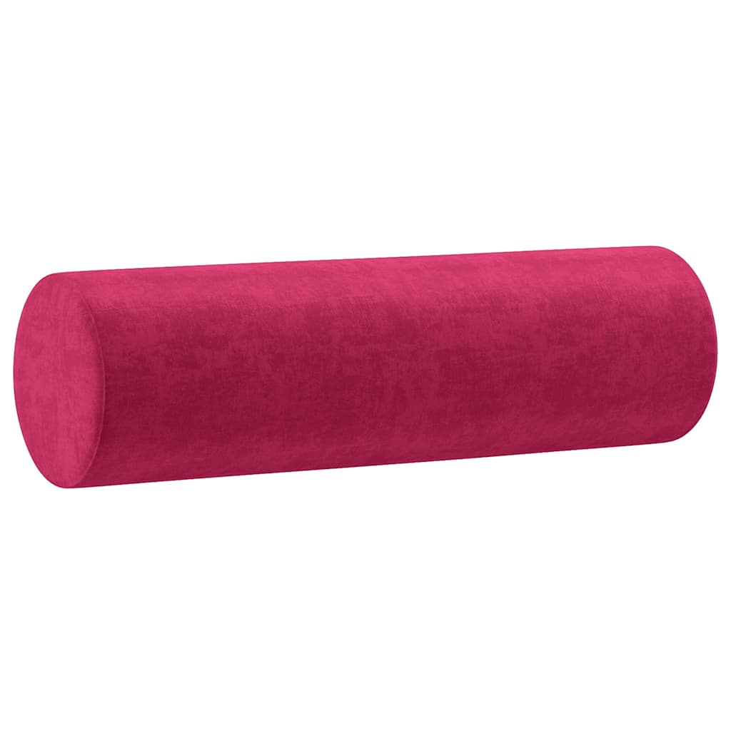 Vidaxl Coussins décoratifs 2 ST 15x50 cm Velvet Wine rouge