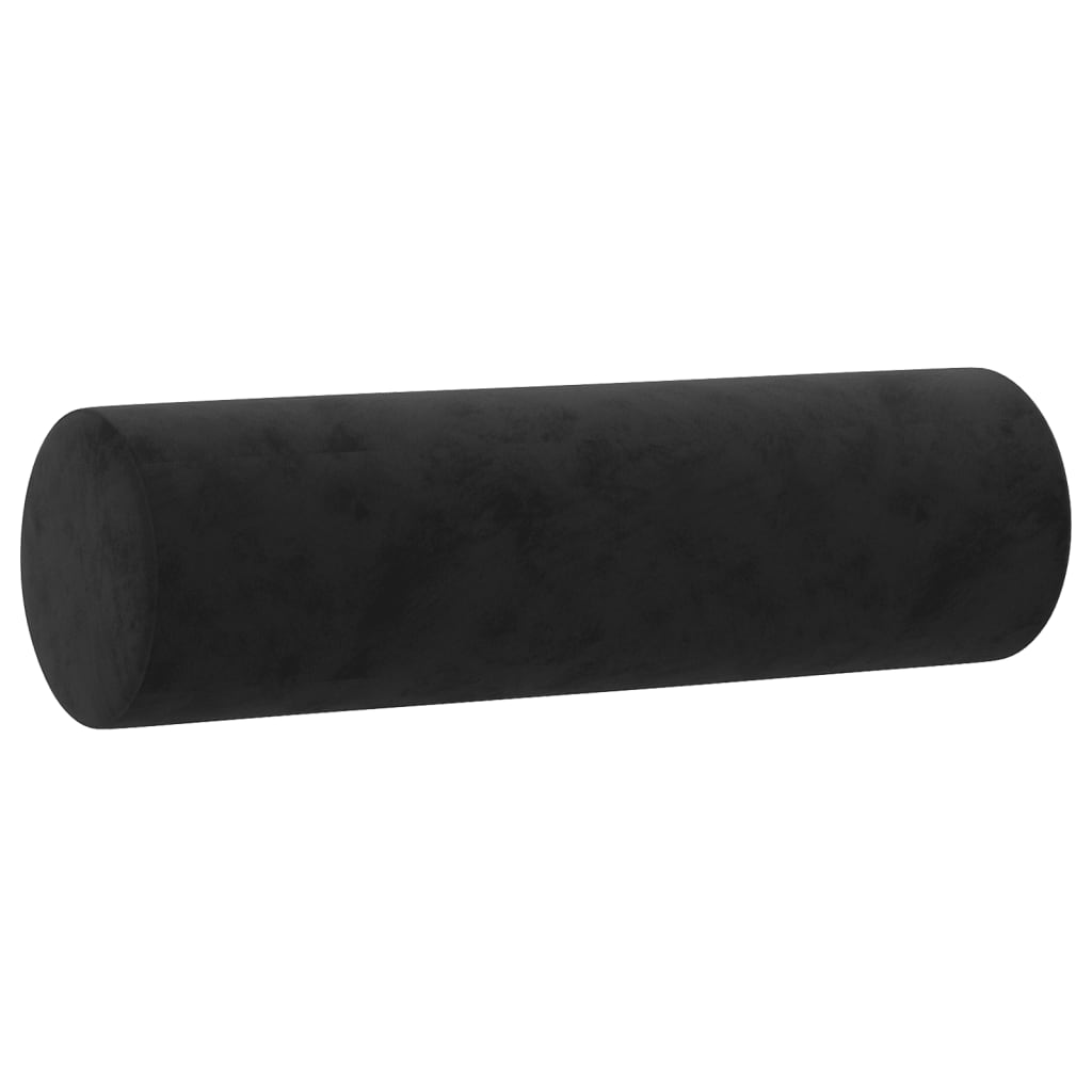 Vidaxl Coussins décoratifs 2 ST 15x50 cm Velvet noir