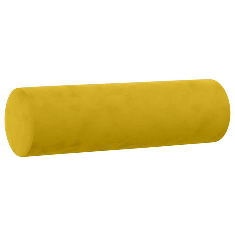 Vidaxl Coussins décoratifs 2 ST 15x50 cm Velvet Jaune