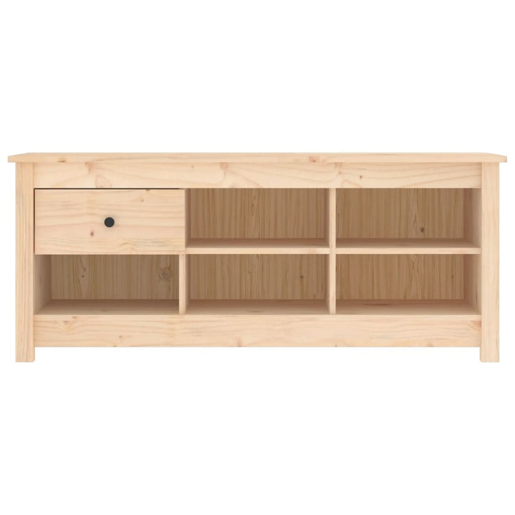 Armoire à chaussures Vidaxl 110x38x45,5 cm Pine solide