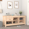 Armoire à chaussures Vidaxl 110x38x45,5 cm Pine solide