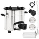 Vidaxl Wood Stove avec ventilateur USB 35,5x26x28 cm en acier inoxydable