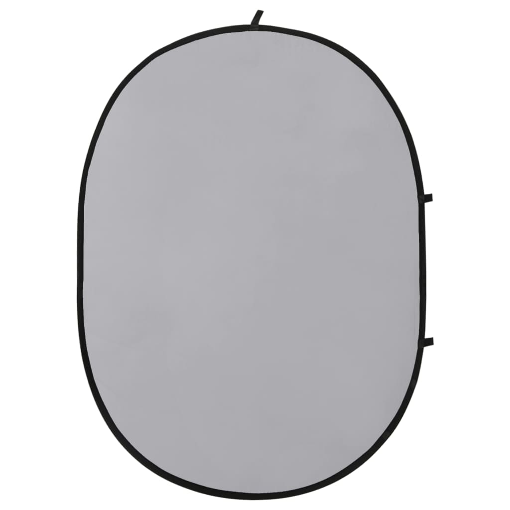Vidaxl Background Screen Studio 2-en-1 ovale 200x150 cm noir