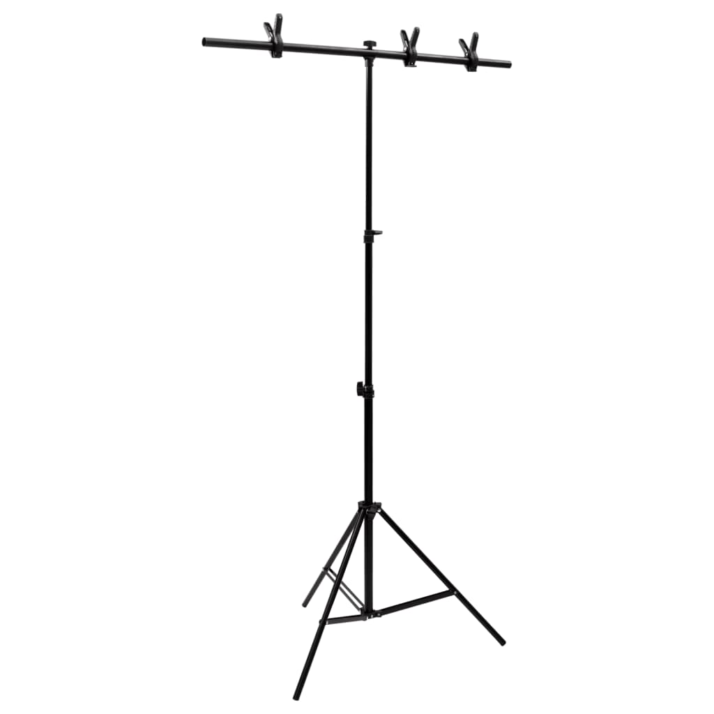 Vidaxl Fond Standard T-forme en T 91x60x (70-200) cm noir