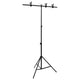 Vidaxl Fond Standard T-forme en T 91x60x (70-200) cm noir