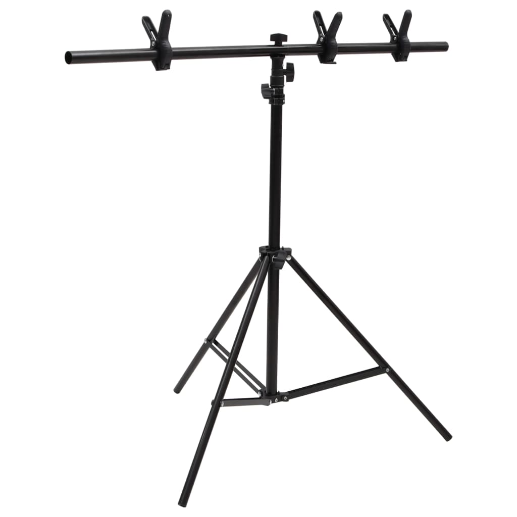 Vidaxl Fond Standard T-forme en T 91x60x (70-200) cm noir