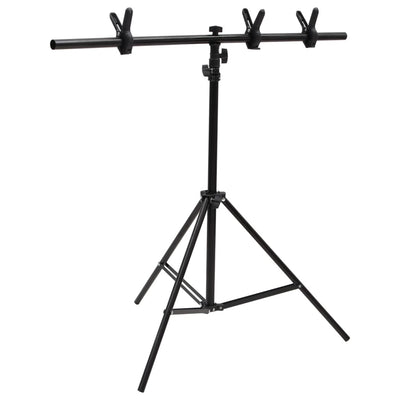 Vidaxl Fond Standard T-forme en T 91x60x (70-200) cm noir