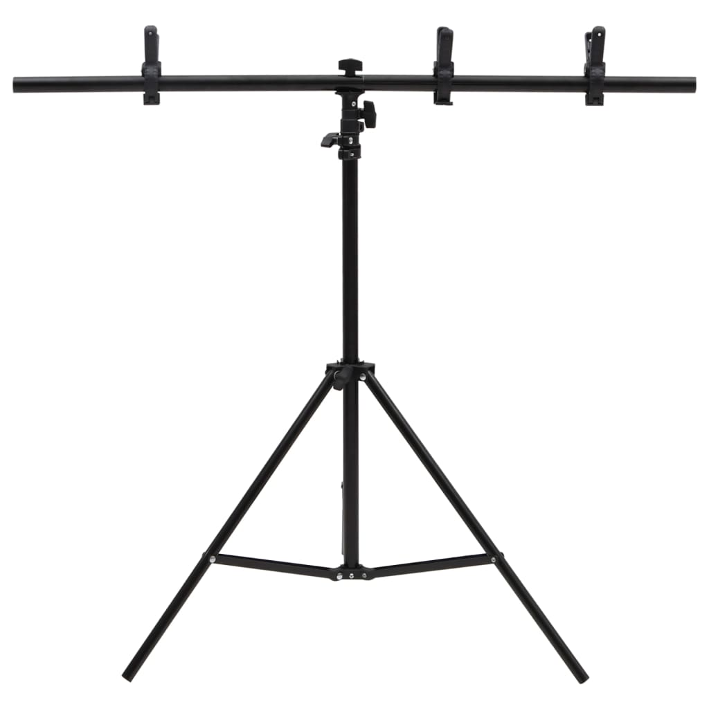 Vidaxl Fond Standard T-forme en T 91x60x (70-200) cm noir