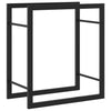 Cheminée vidaxl 50x28x56 cm en acier noir noir