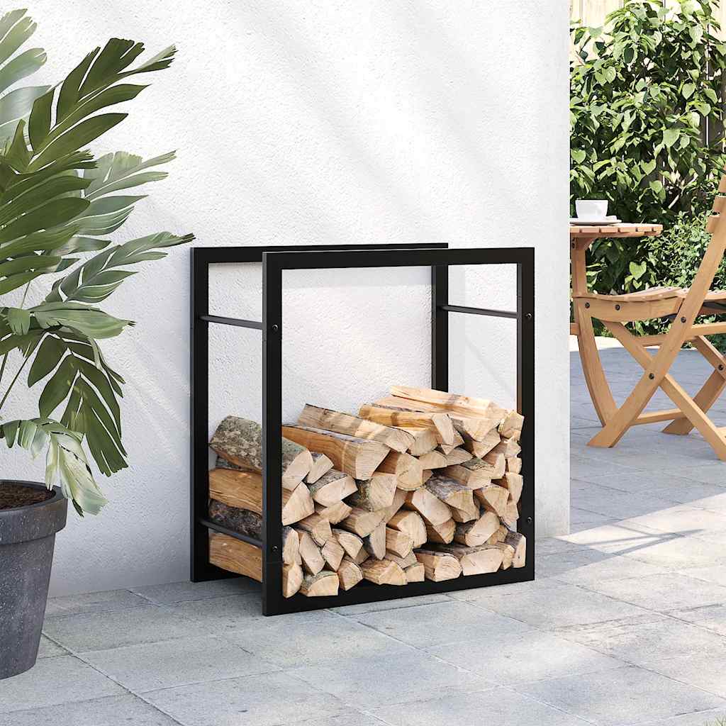 Cheminée vidaxl 50x28x56 cm en acier noir noir