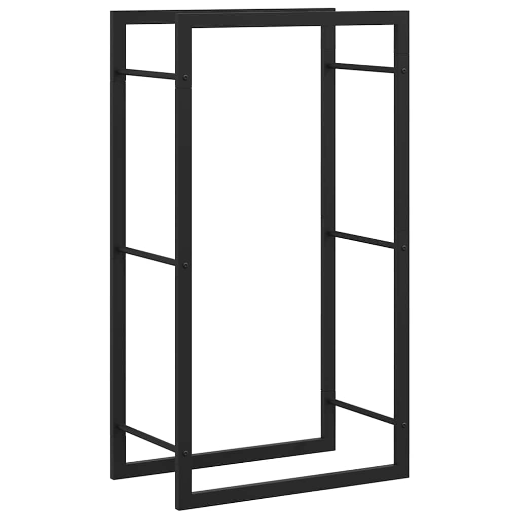 Cheminée vidaxl 50x28x94 cm en acier noir noir