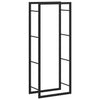 Viple de vidaxl 50x28x132 cm en acier noir noir