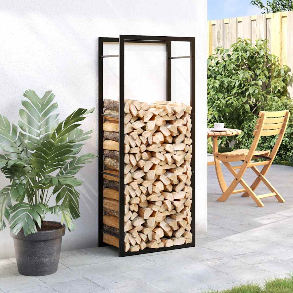 Viple de vidaxl 50x28x132 cm en acier noir noir