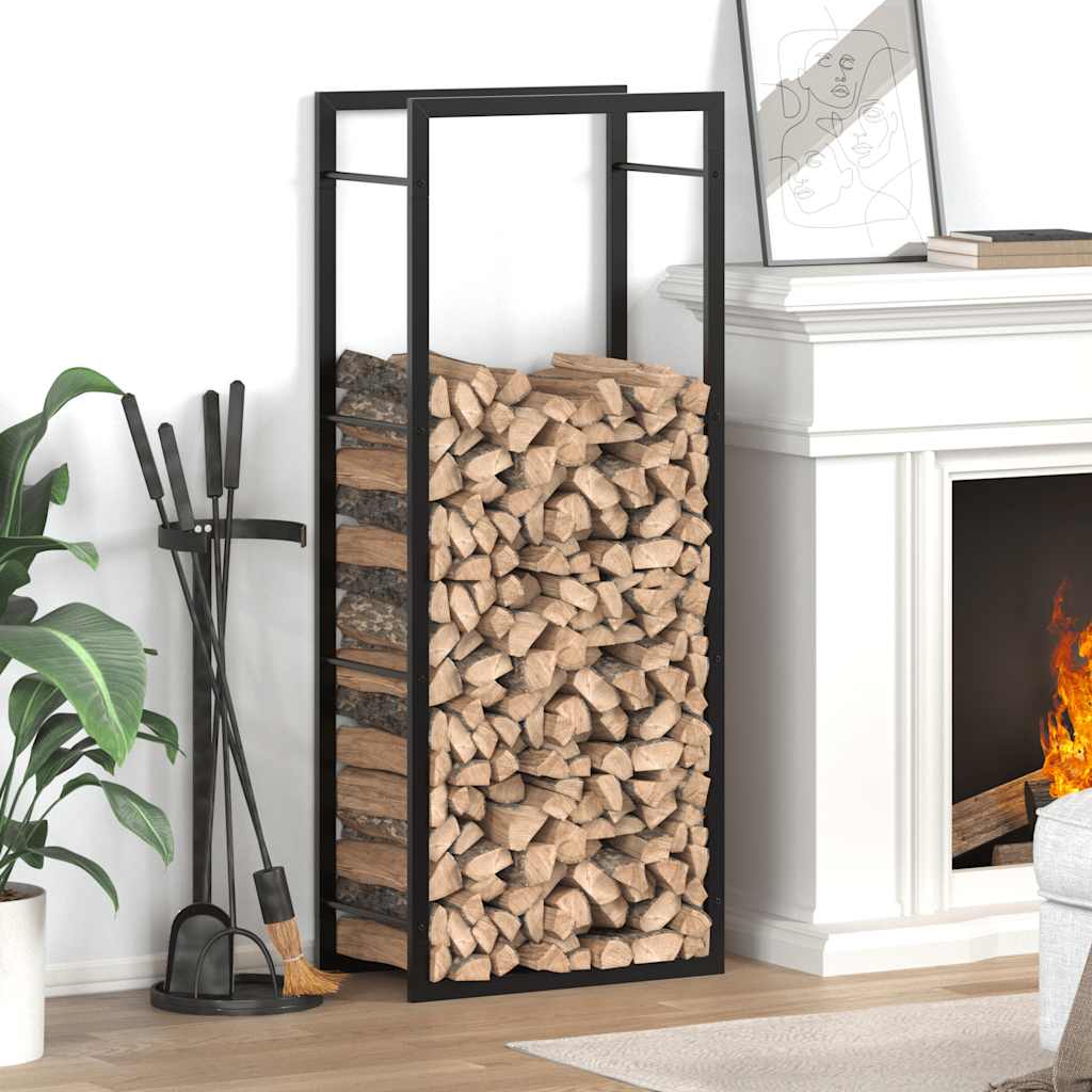 Viple de vidaxl 50x28x132 cm en acier noir noir