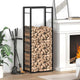 Viple de vidaxl 50x28x132 cm en acier noir noir