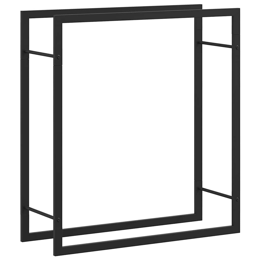 Viaxl foyer 80x28x86 cm en acier Mattzwart