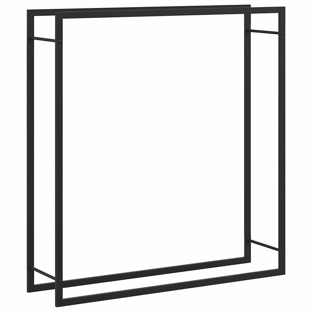 Viple de vidaxl 110x28x116 cm en acier noir noir