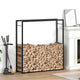 Viple de vidaxl 110x28x116 cm en acier noir noir