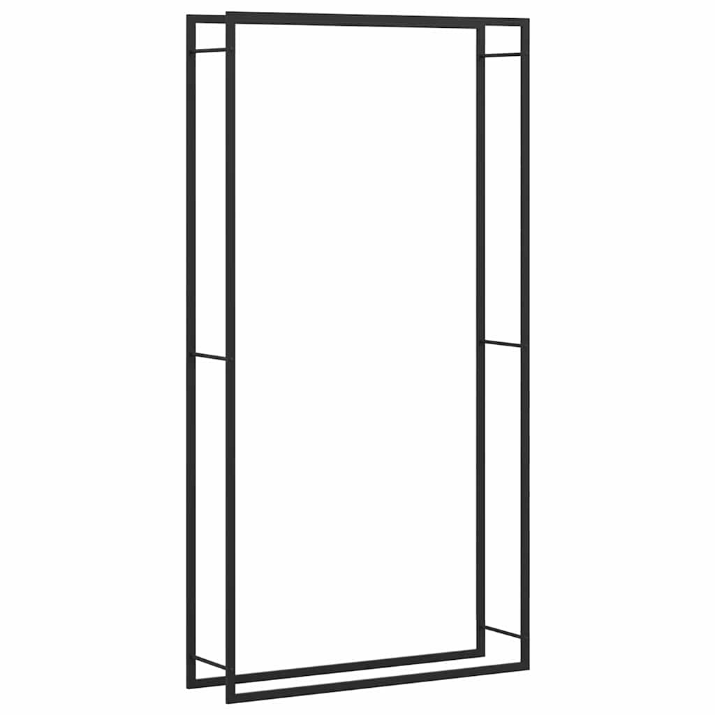Viple de vidaxl 110x28x214 cm en acier noir noir