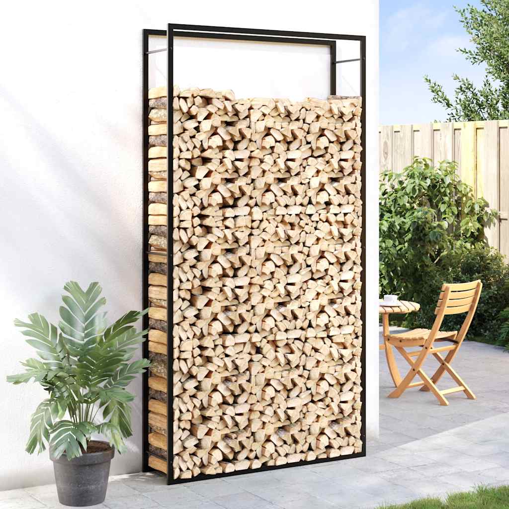 Viple de vidaxl 110x28x214 cm en acier noir noir